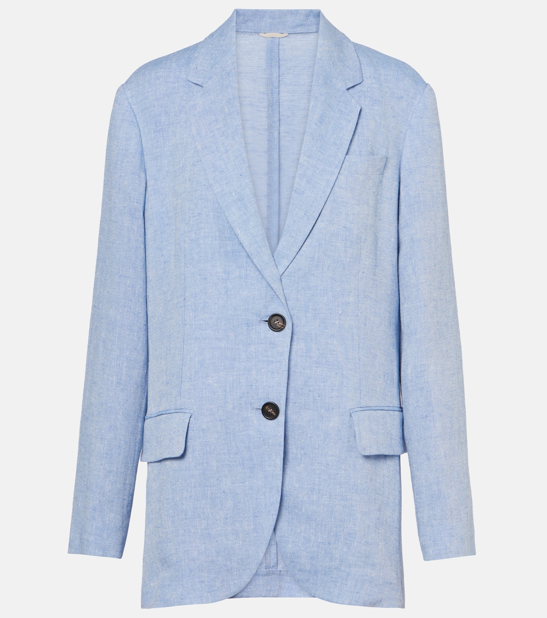 Linen-blend blazer | Brunello Cucinelli
