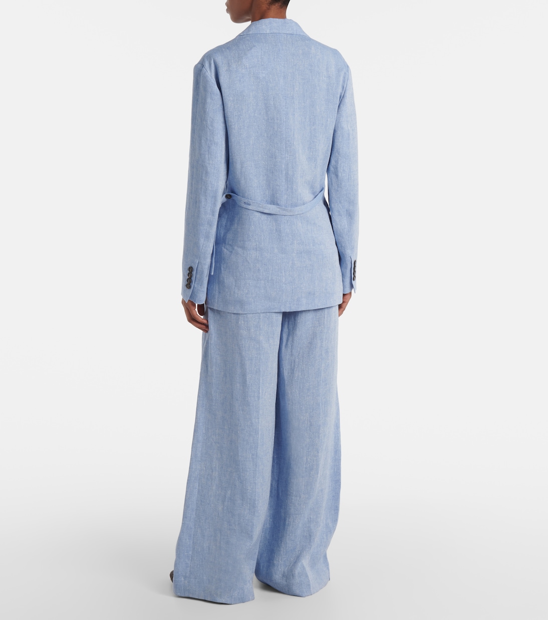 Linen-blend blazer | Brunello Cucinelli