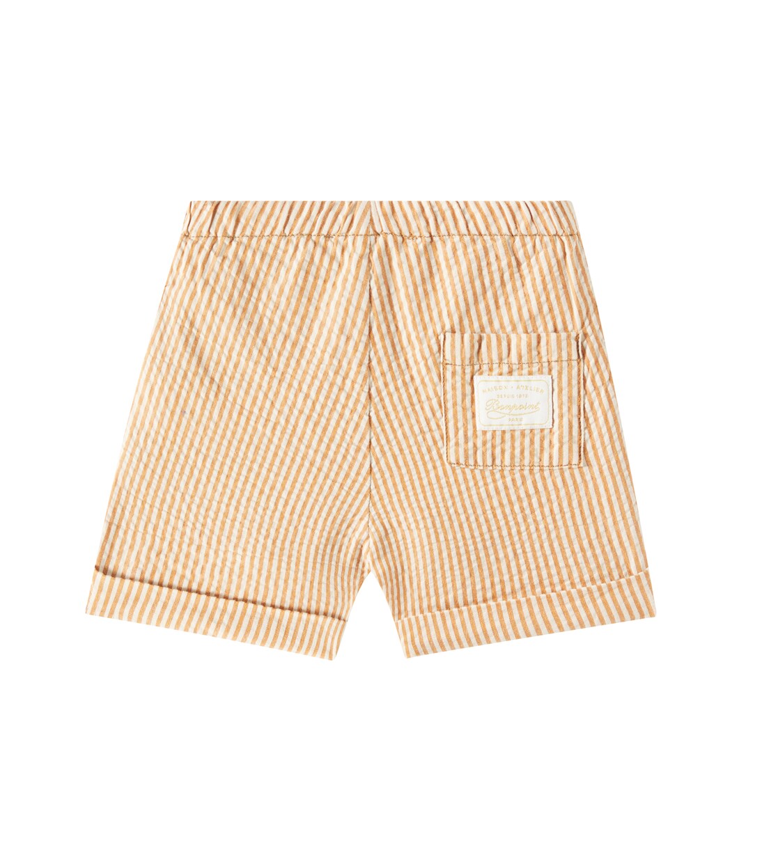 Baby Ecady striped cotton shorts | Bonpoint