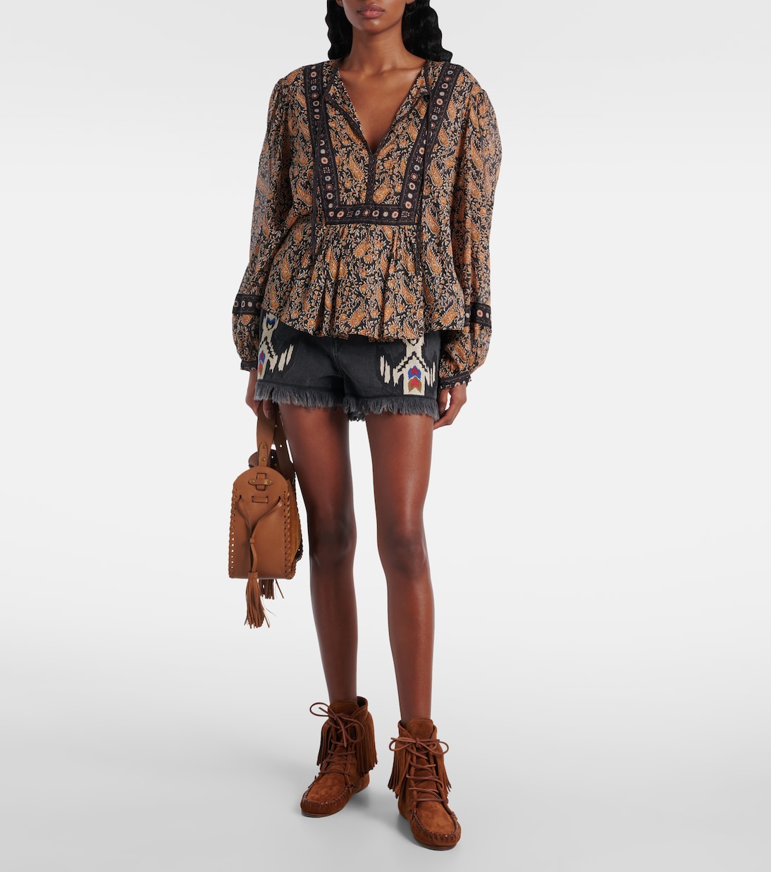 Ankle Boots Indiana aus Veloursleder | Paris Texas