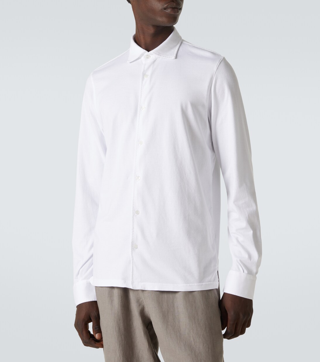 Jason cotton jersey shirt  | Fedeli