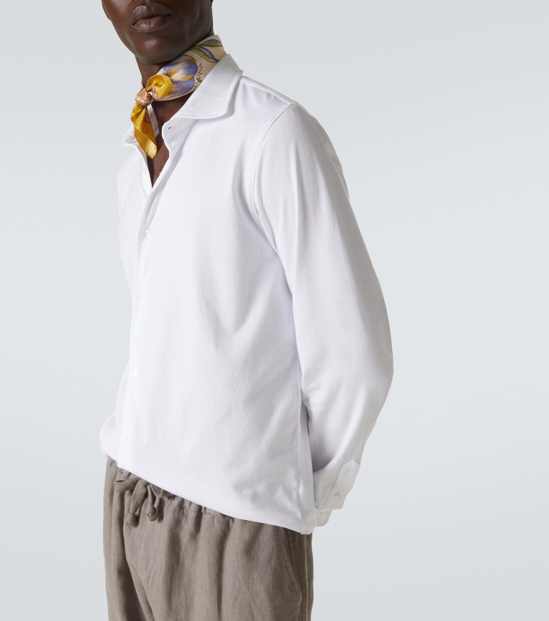 Jason cotton jersey shirt  | Fedeli