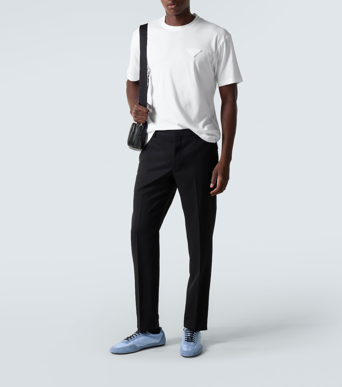 T-Shirt aus Baumwoll-Jersey | Prada