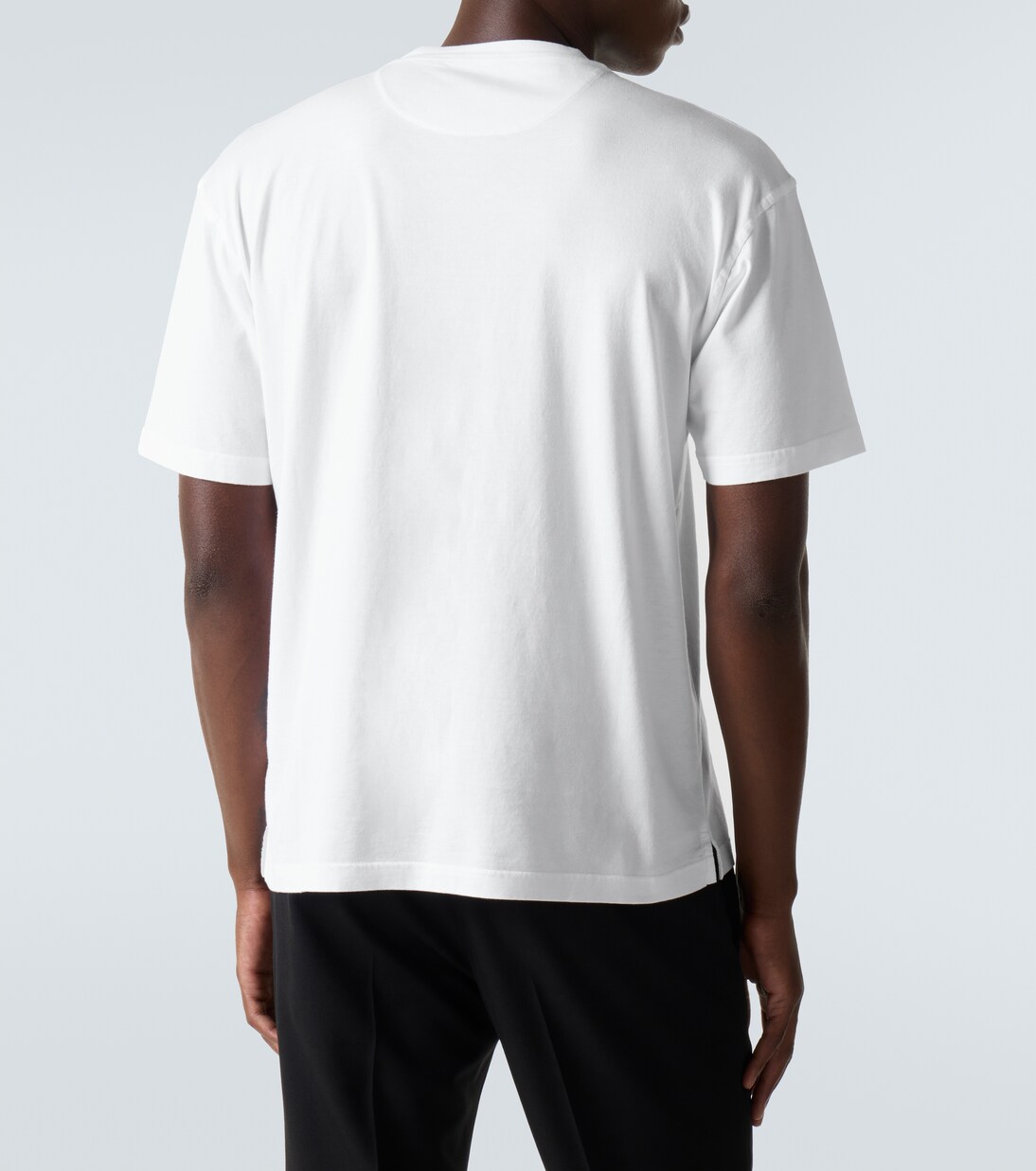 T-Shirt aus Baumwoll-Jersey | Prada