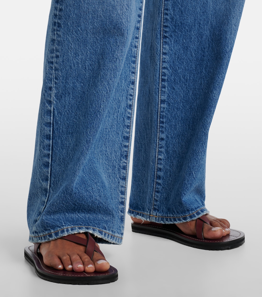 Jean ample Jazmine à taille mi-haute | Slvrlake