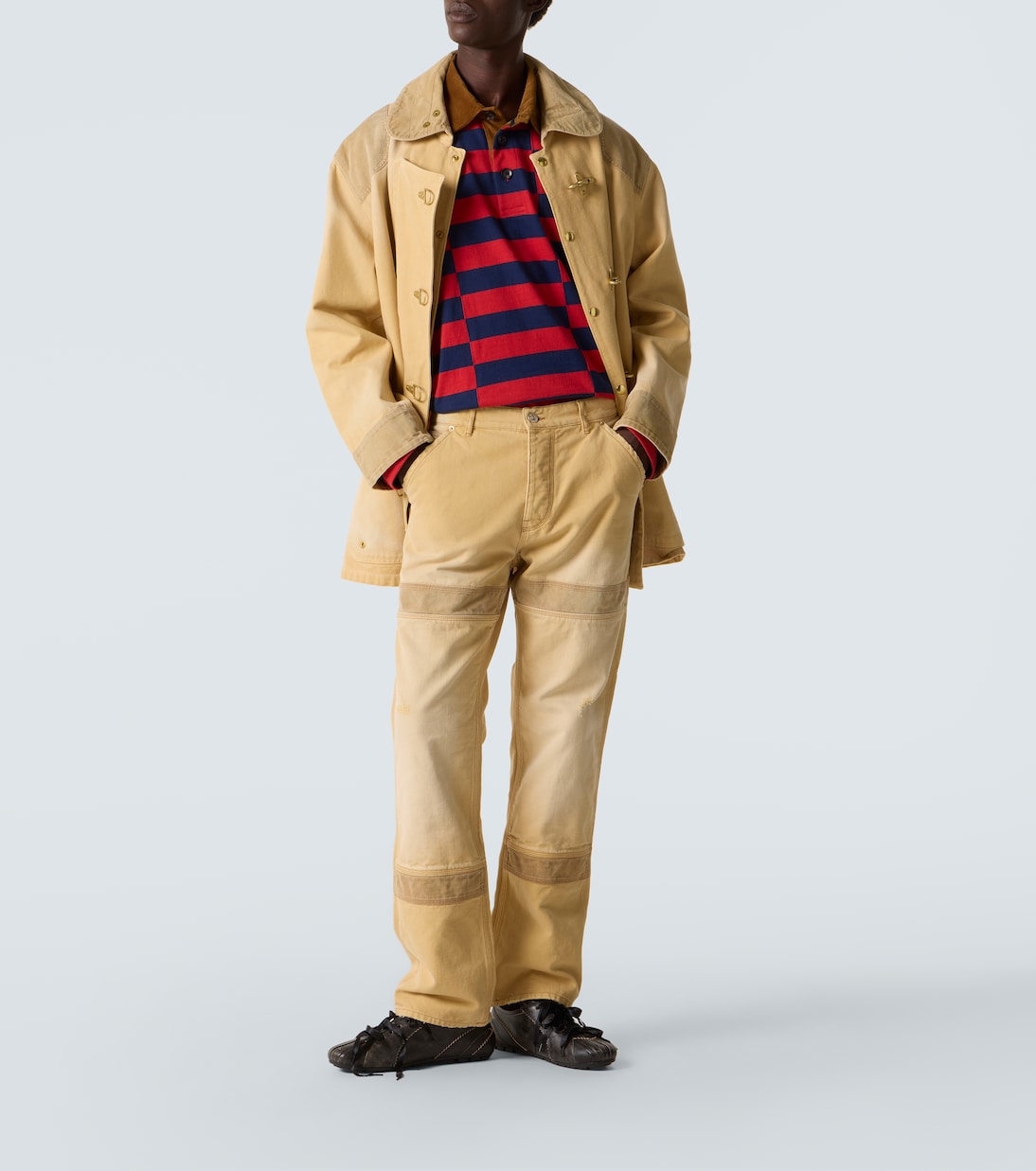 Sierra cotton canvas straight pants | Wales Bonner