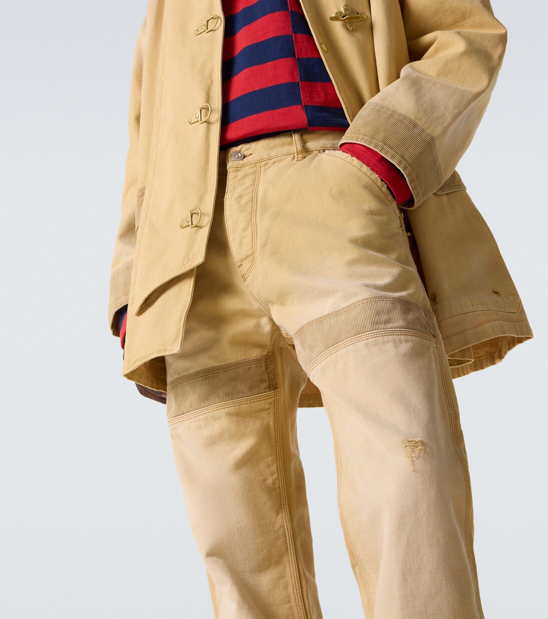 Sierra cotton canvas straight pants | Wales Bonner