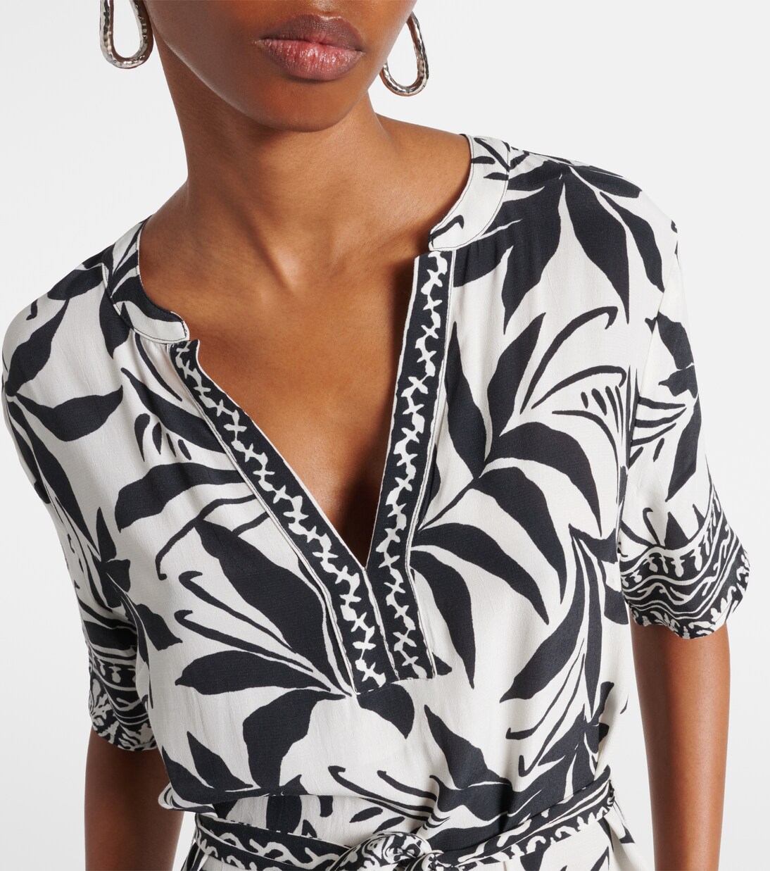 Robe chemise Vanessa imprimée | Velvet