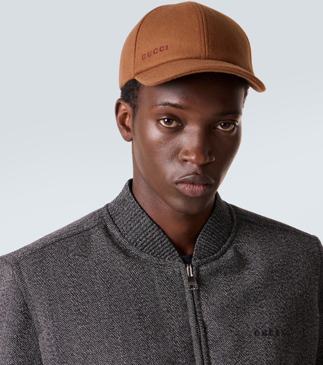 Logo wool baseball cap | Gucci