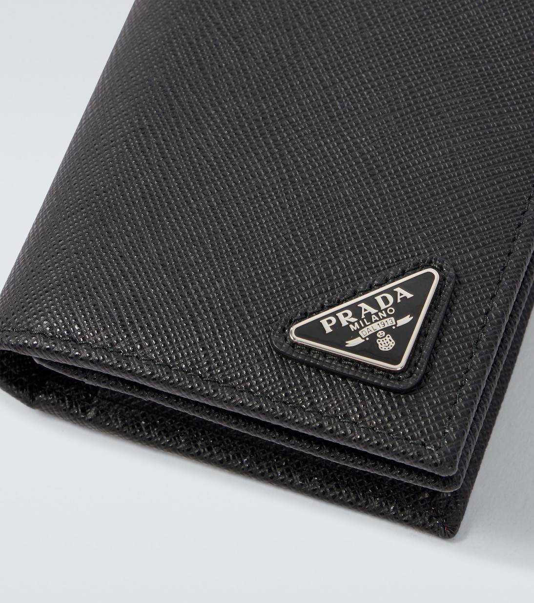 Logo Saffiano leather card case | Prada