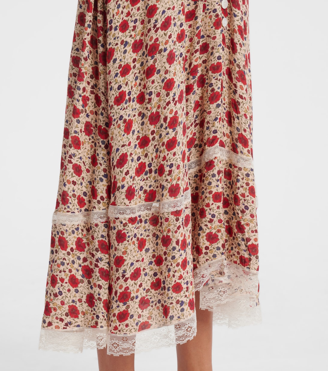 Bedrucktes Midikleid Raven | Rixo