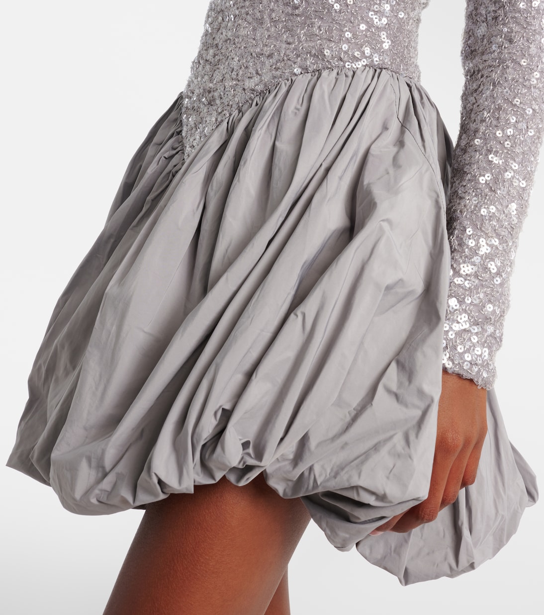 Sequined asymmetric minidress | Rotate