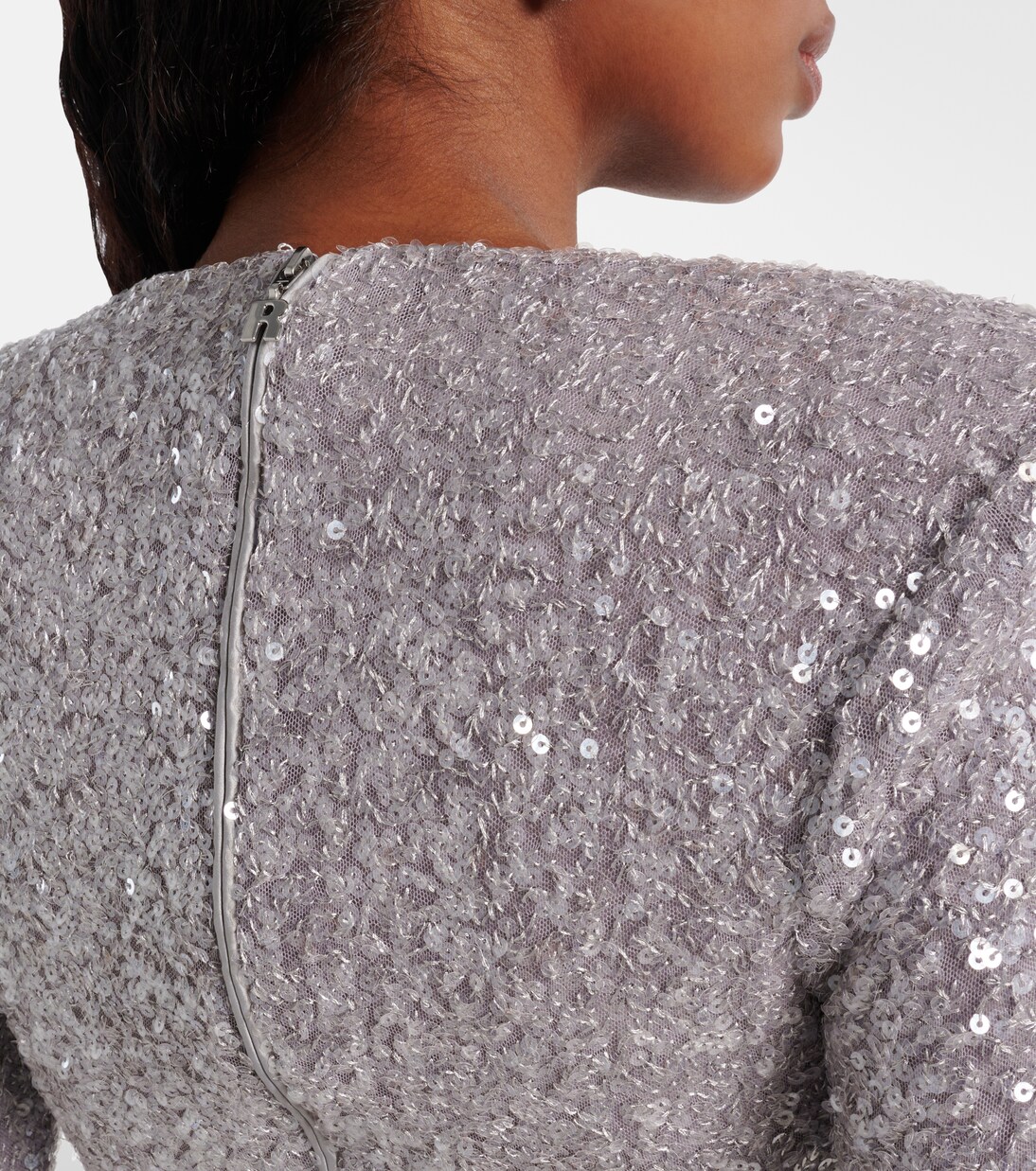 Sequined asymmetric minidress | Rotate