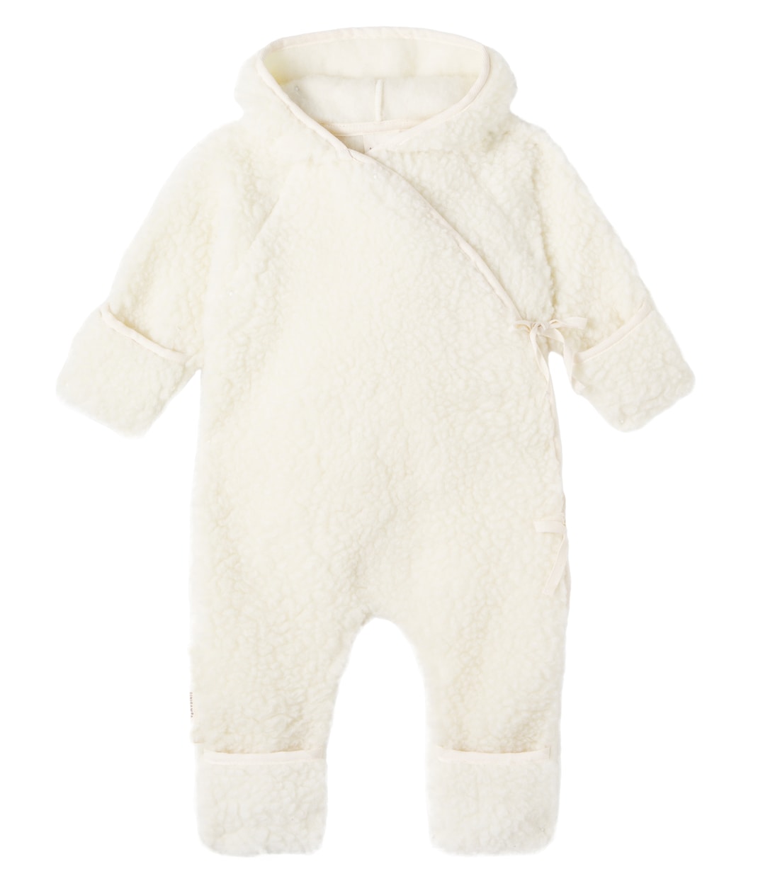 Bébé – Grenouillère en laine à capuche | Binibamba