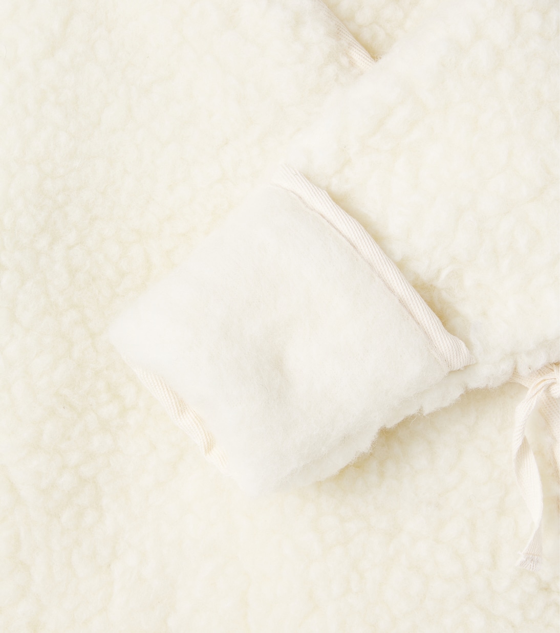 Bébé – Grenouillère en laine à capuche | Binibamba