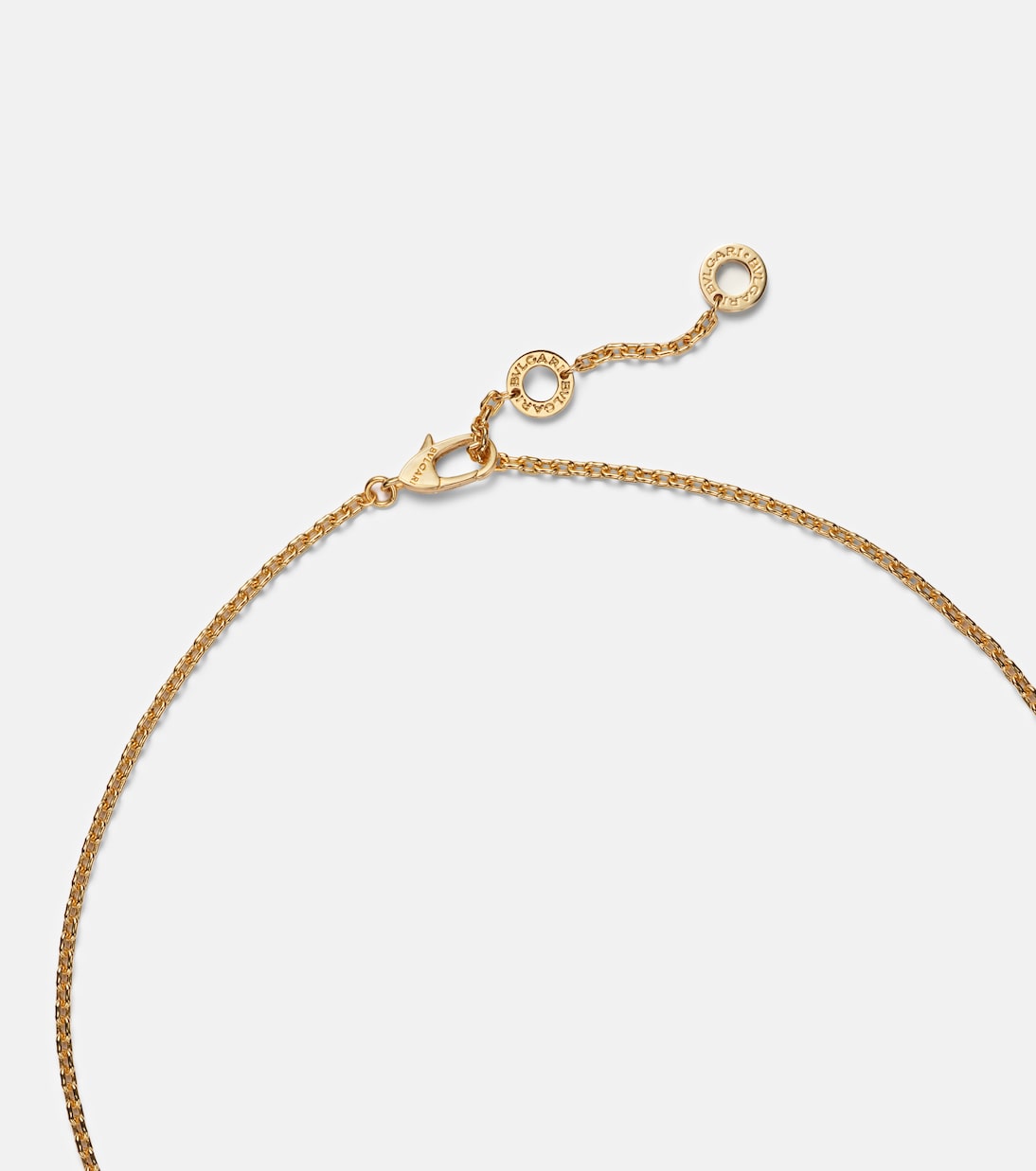Serpenti Viper 18kt gold pendant necklace with diamonds | Bvlgari