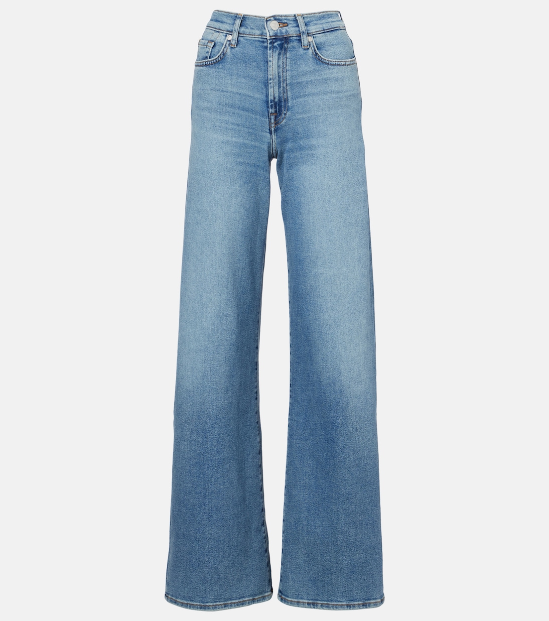 Lotta high-rise wide-leg jeans | 7 For All Mankind