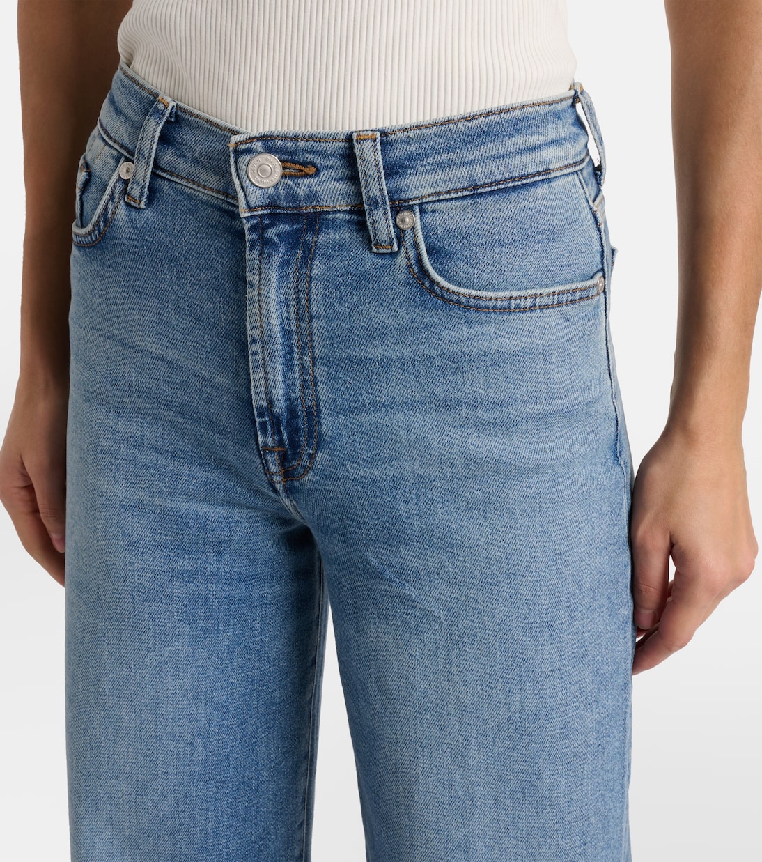 Lotta high-rise wide-leg jeans | 7 For All Mankind