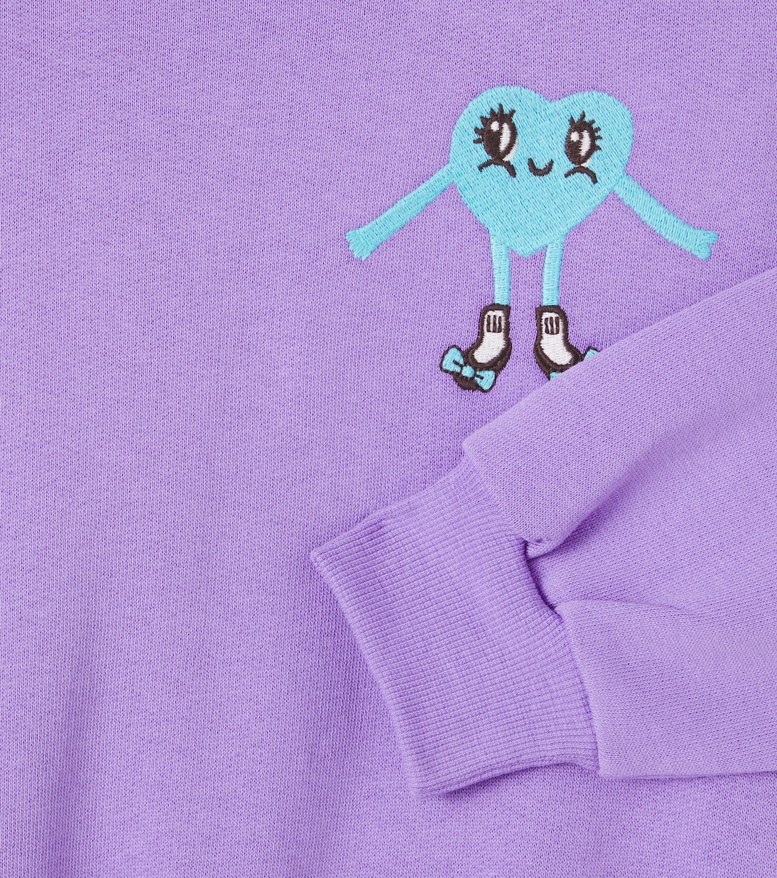 Besticktes Sweatshirt aus Baumwoll-Jersey | Mini Rodini