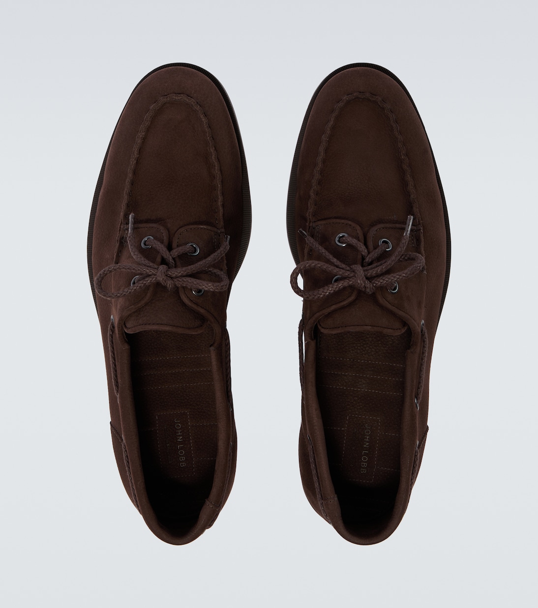 Foil suede boat shoes | John Lobb