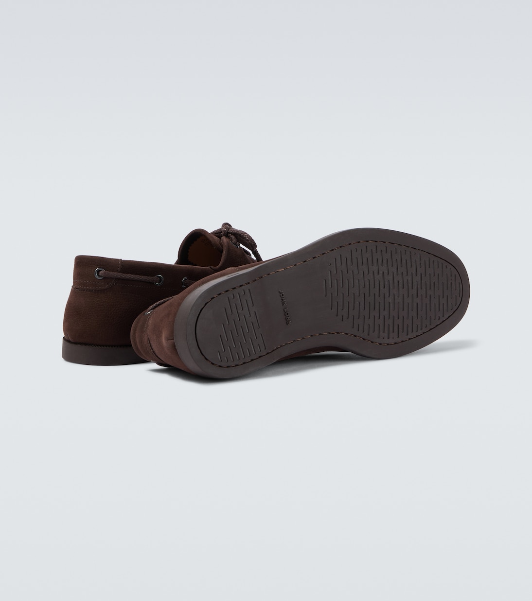 Foil suede boat shoes | John Lobb
