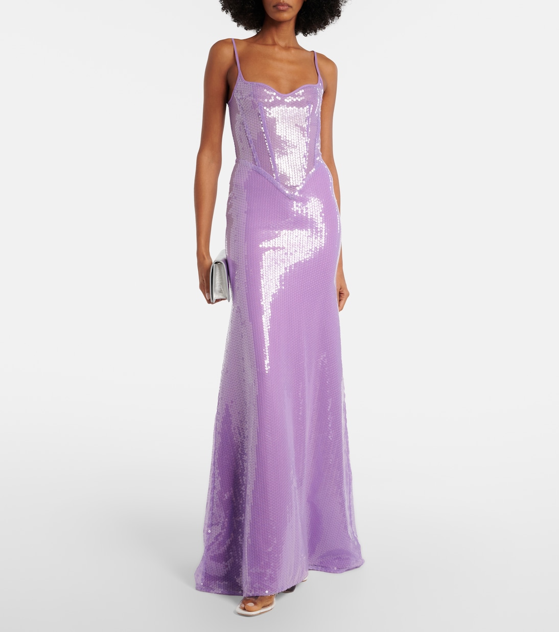 Sequined corset gown | David Koma