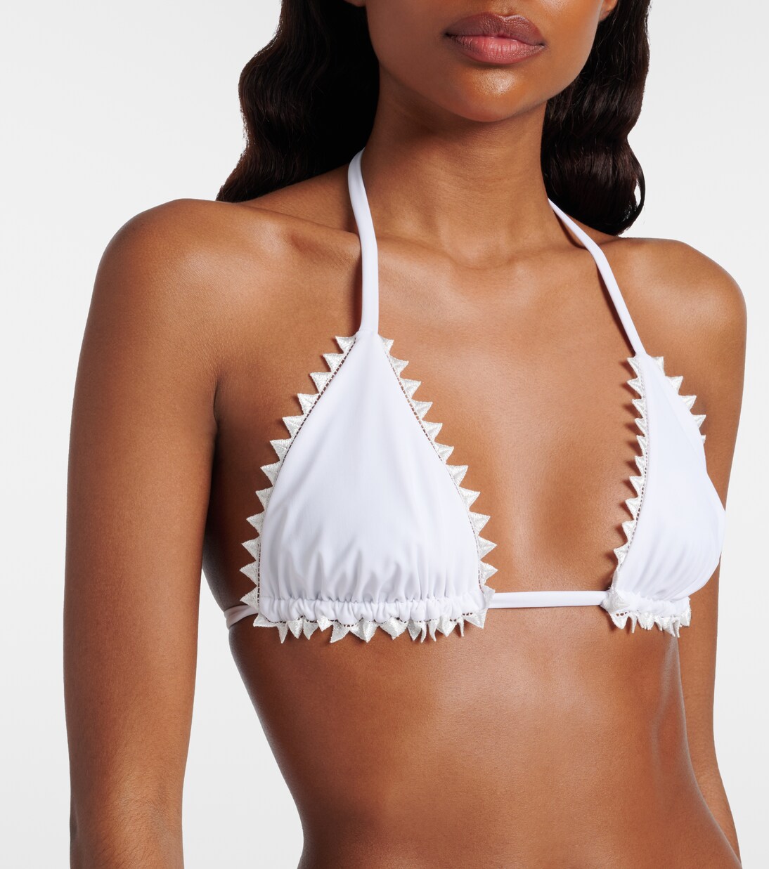 Haut de bikini Picot brodé  | Jacquemus