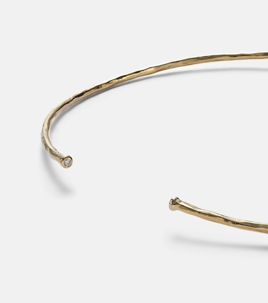 Olivia 18kt gold pendant choker with diamonds and tanzanite | Octavia Elizabeth