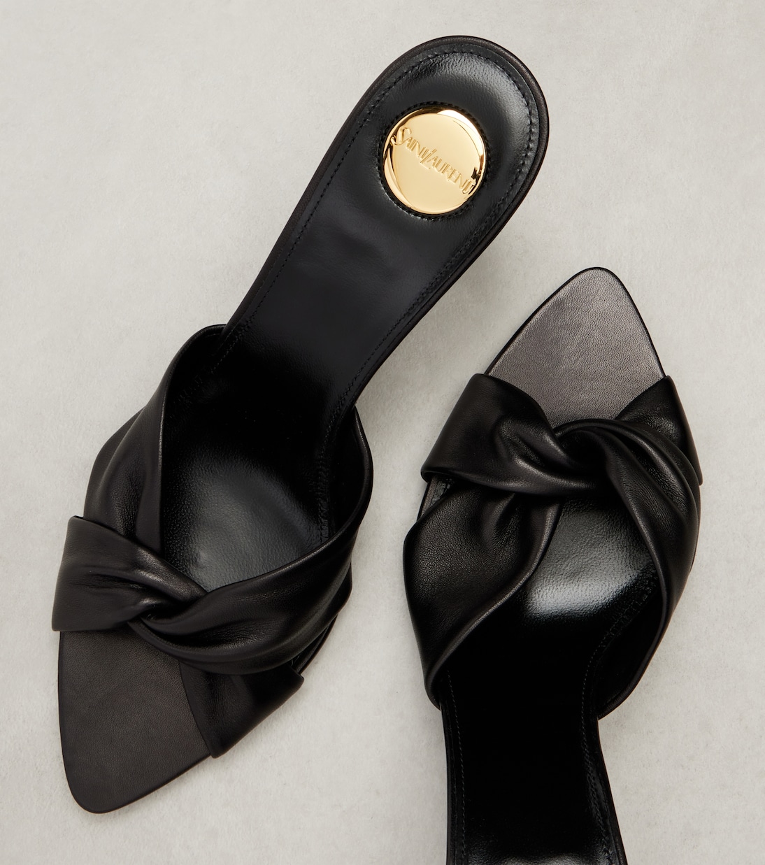Franciane 25 leather mules | Saint Laurent