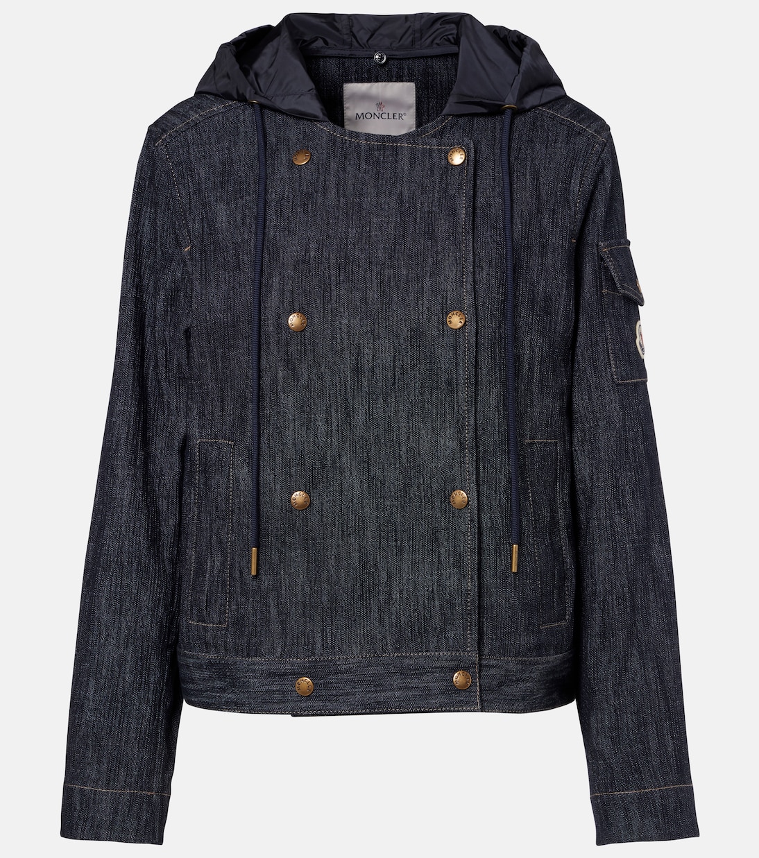 Diervilla double-breasted denim jacket | Moncler
