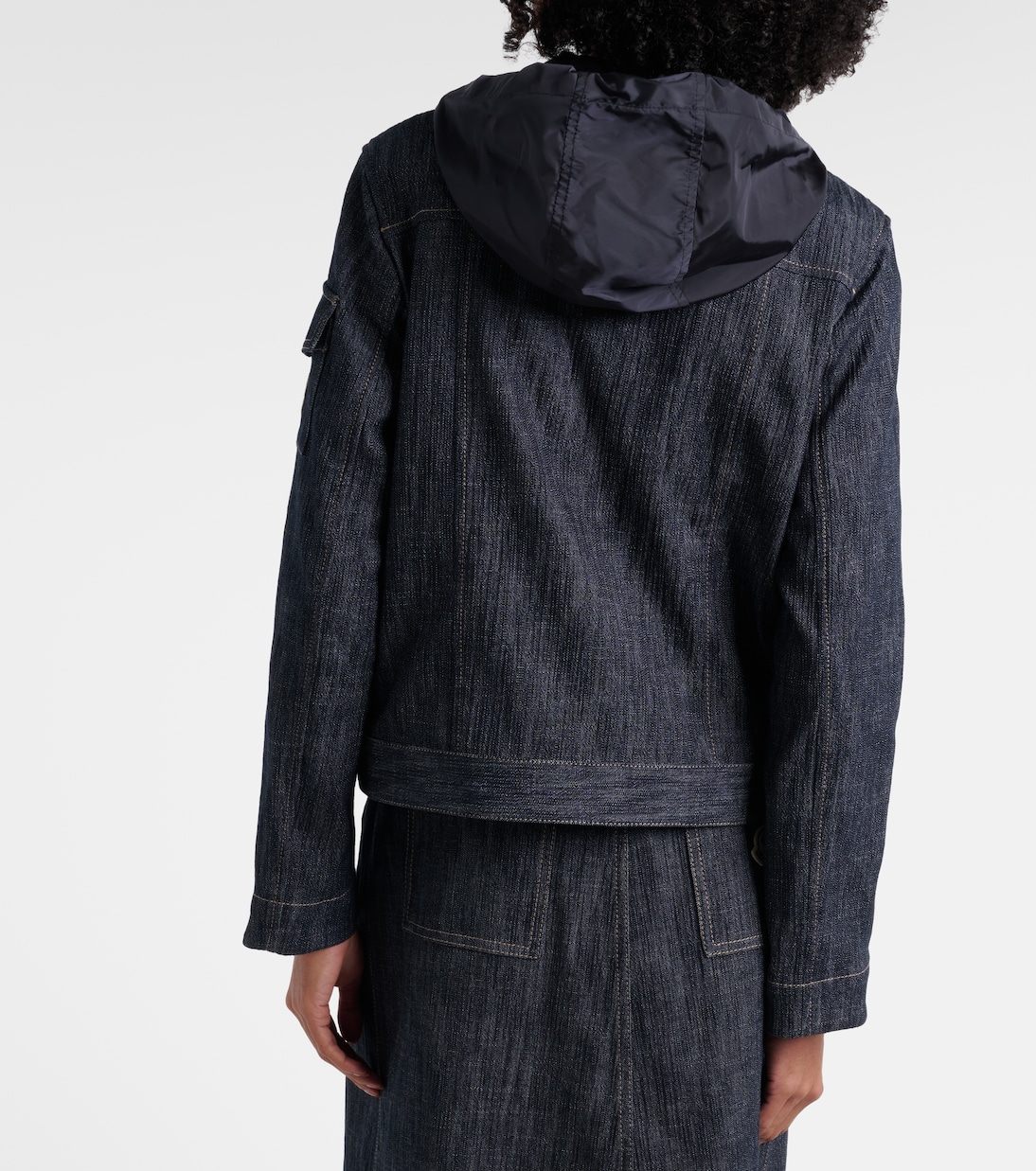 Diervilla double-breasted denim jacket | Moncler