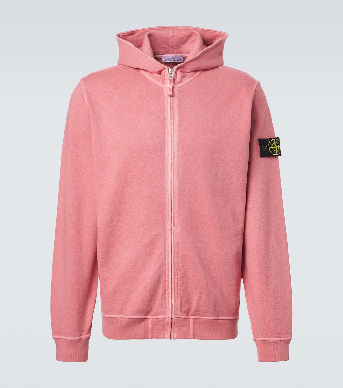 Compass cotton zip-up hoodie | Stone Island