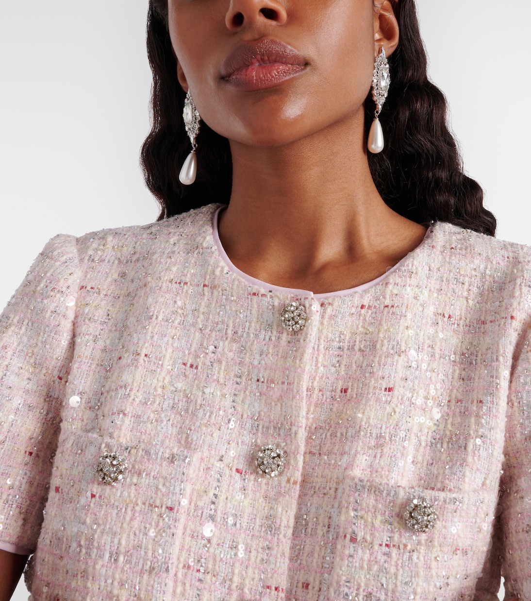 Embellished drop earrings | Self-Portrait