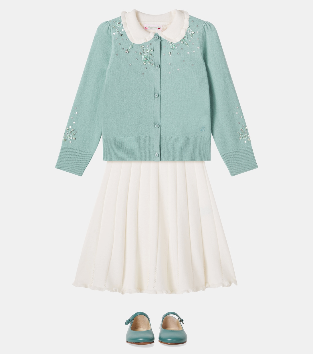 Lobelie cotton and cashmere dress | Bonpoint