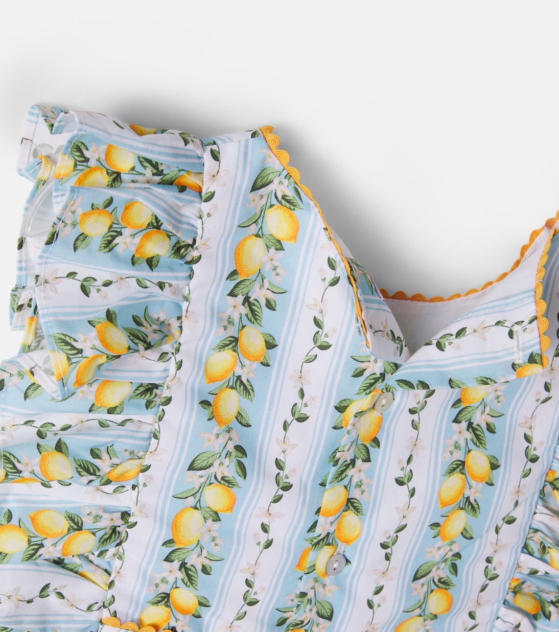 Limon printed cotton dress | La Coqueta