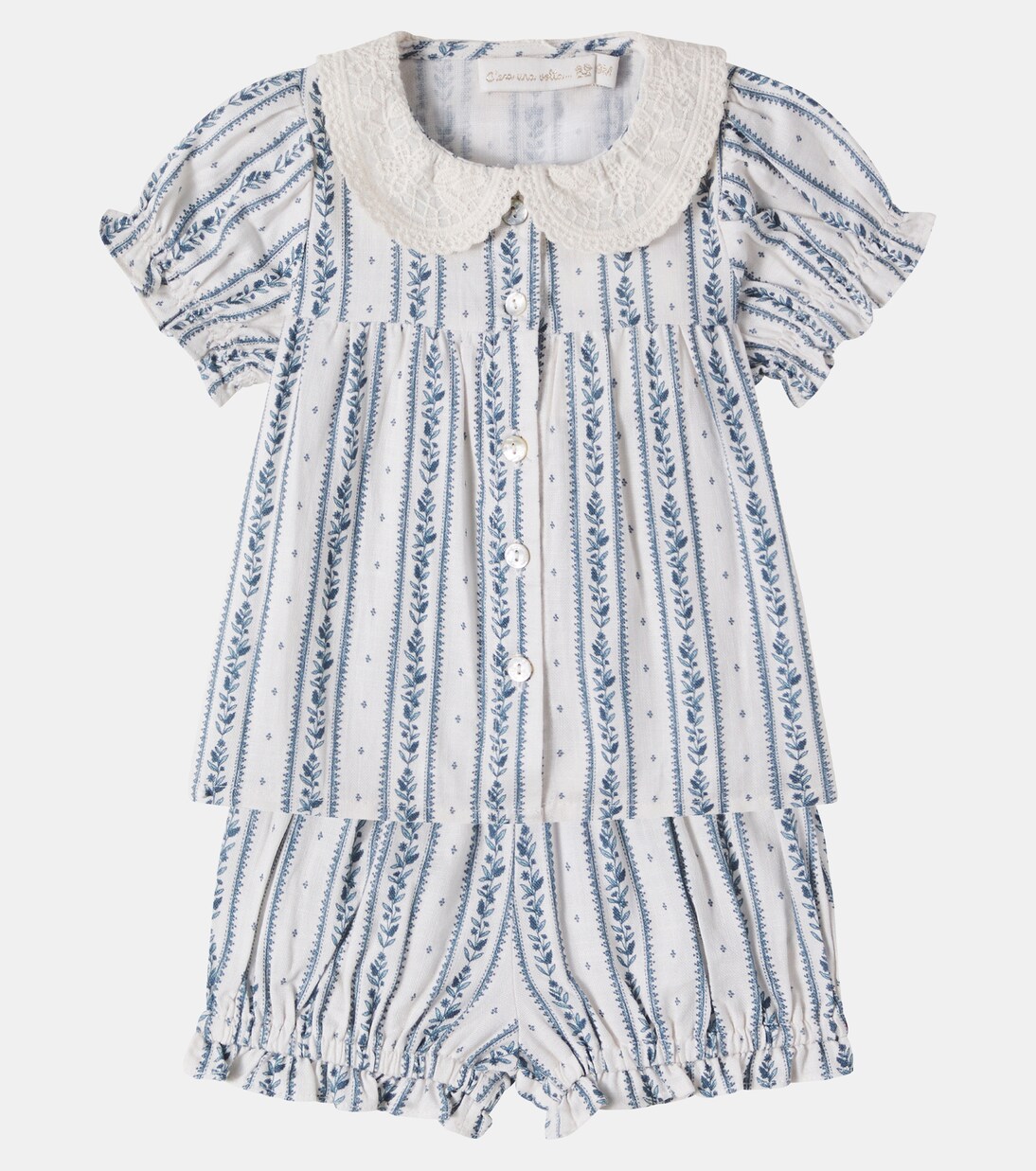 Baby Eugenia blouse and bloomers set | C'era Una Volta