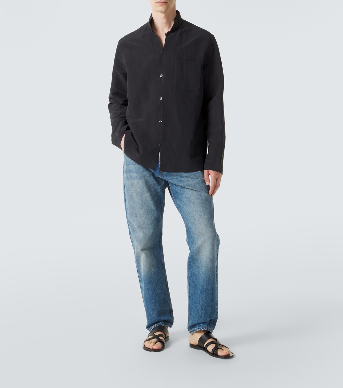 Chemise Franco en lin et soie | Umit Benan