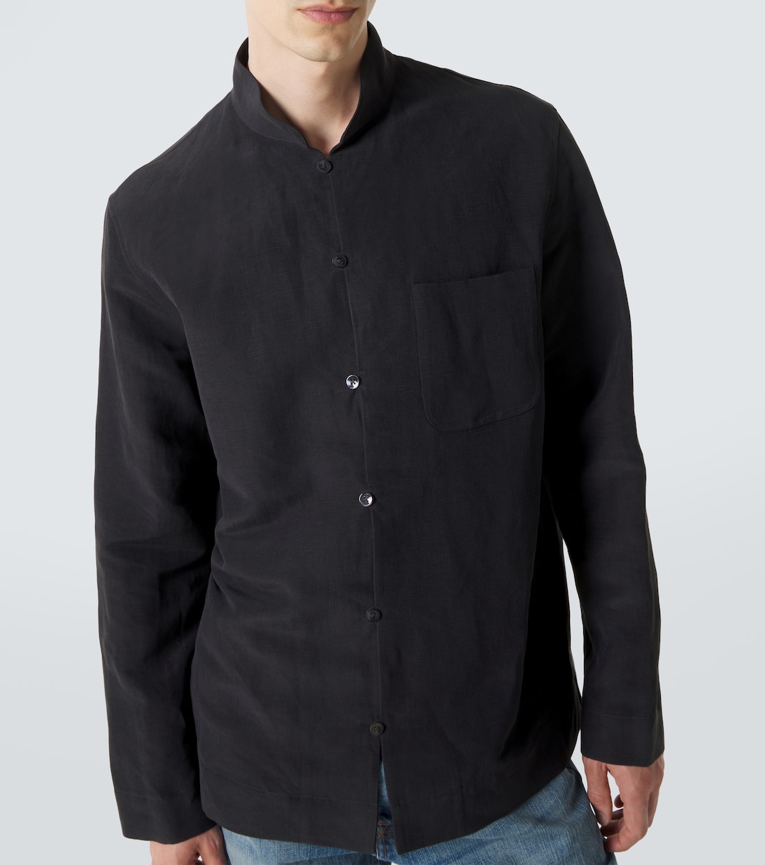 Chemise Franco en lin et soie | Umit Benan