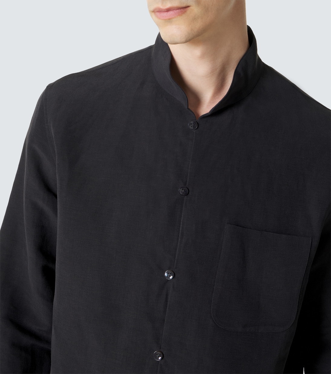 Chemise Franco en lin et soie | Umit Benan