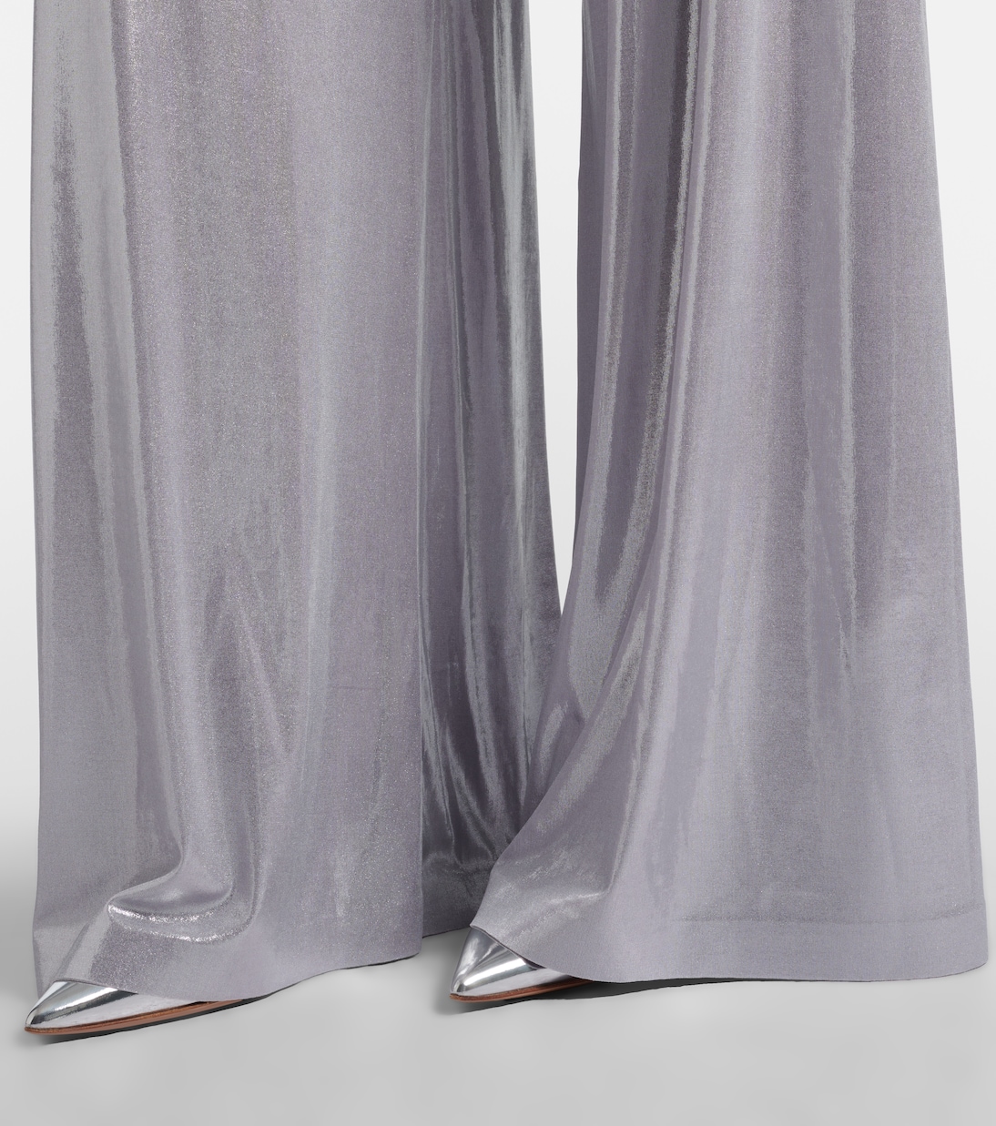 Pantalones anchos metalizados | Norma Kamali