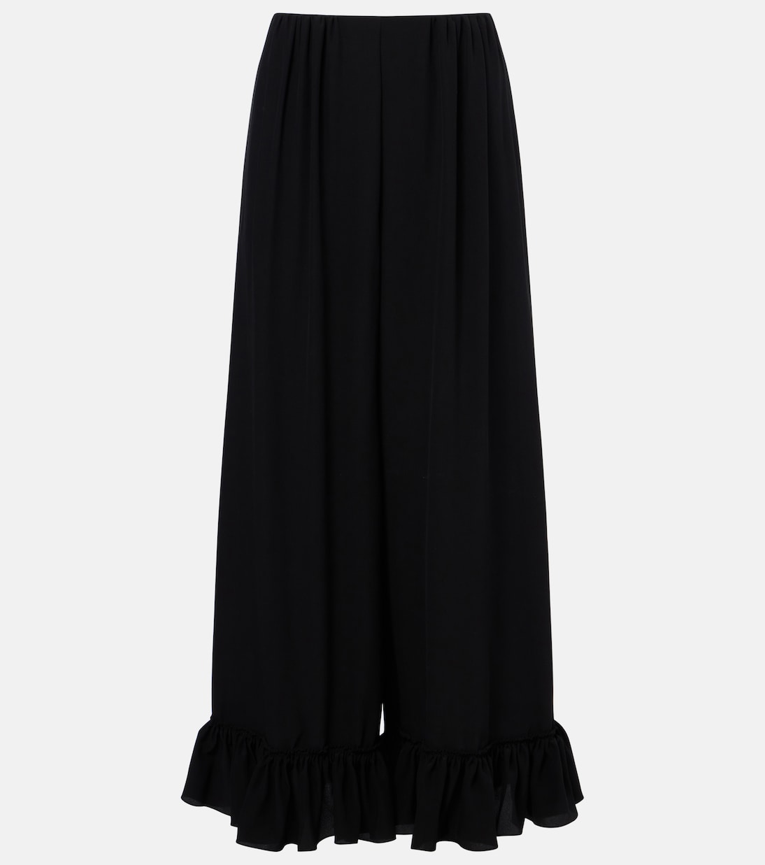 Silk crêpe de chine wide-leg pants | Chloé