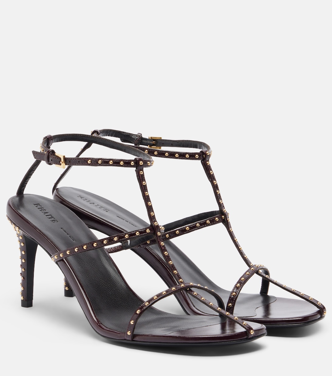 Cage studded leather sandals | Khaite