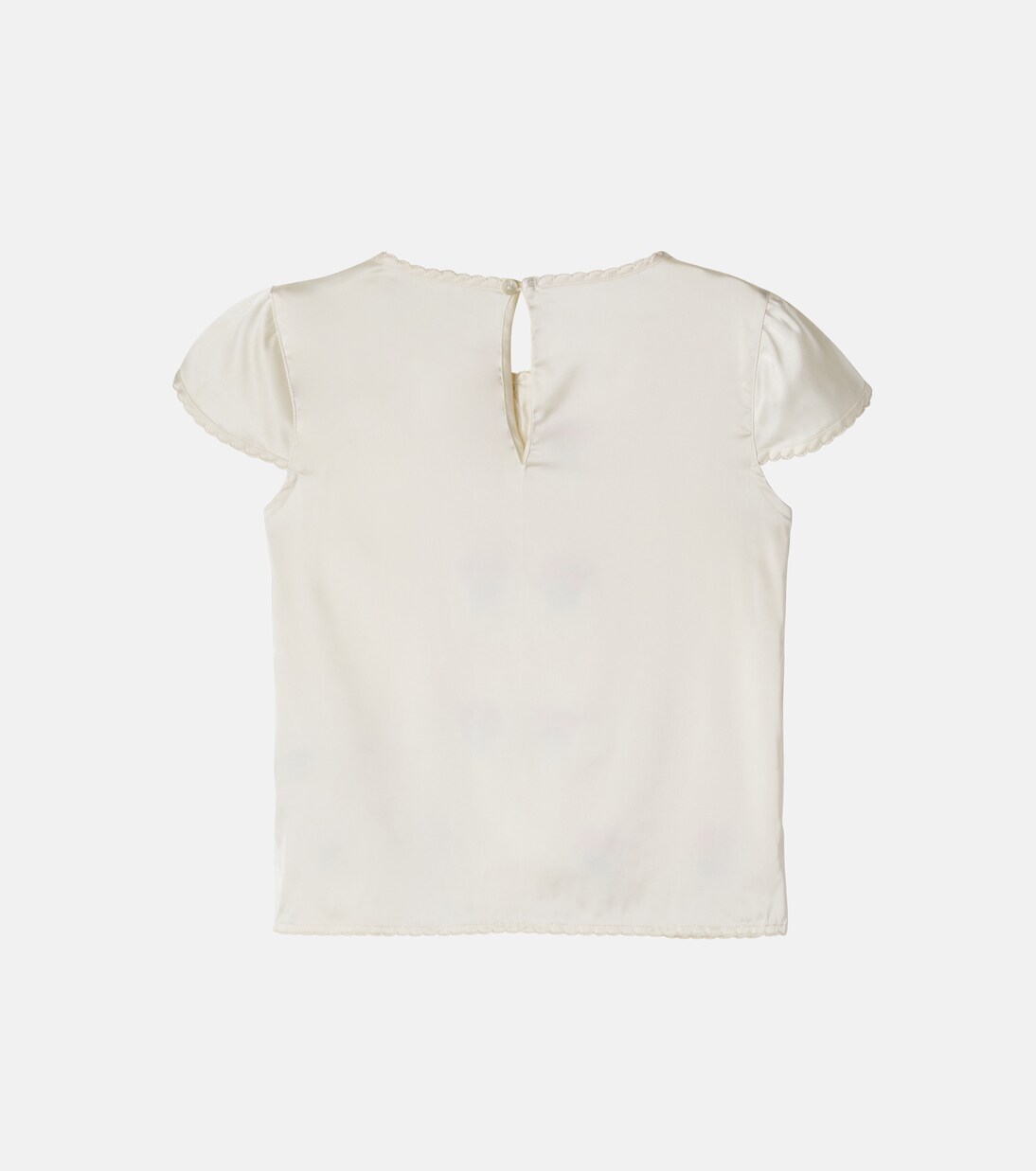 Sheeny embroidered scalloped top | Konges Sløjd