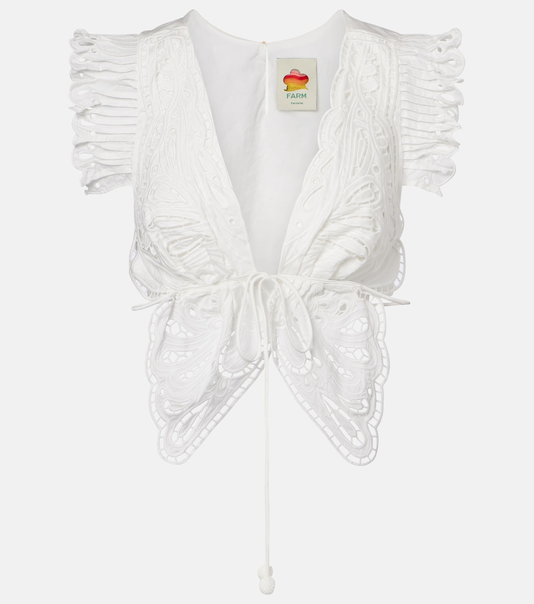 Broderie anglaise cotton top | Farm Rio