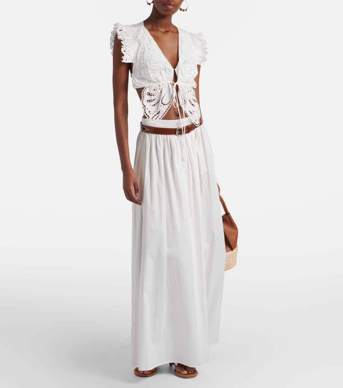 Broderie anglaise cotton top | Farm Rio