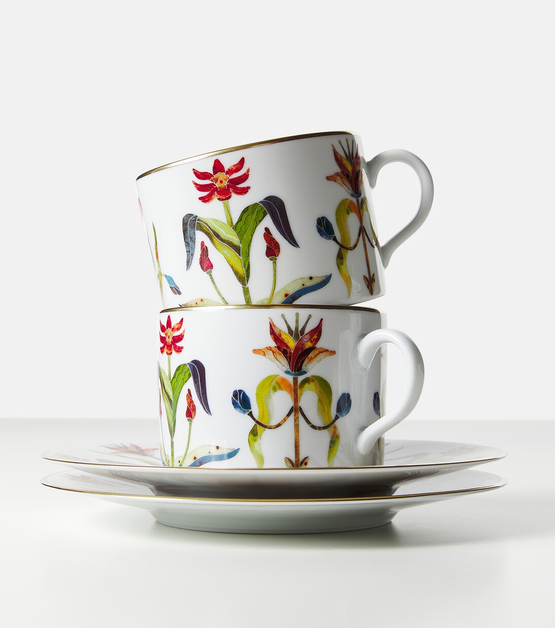 Set Grand Tour aus zwei Teetassen und Untertassen | L'Objet