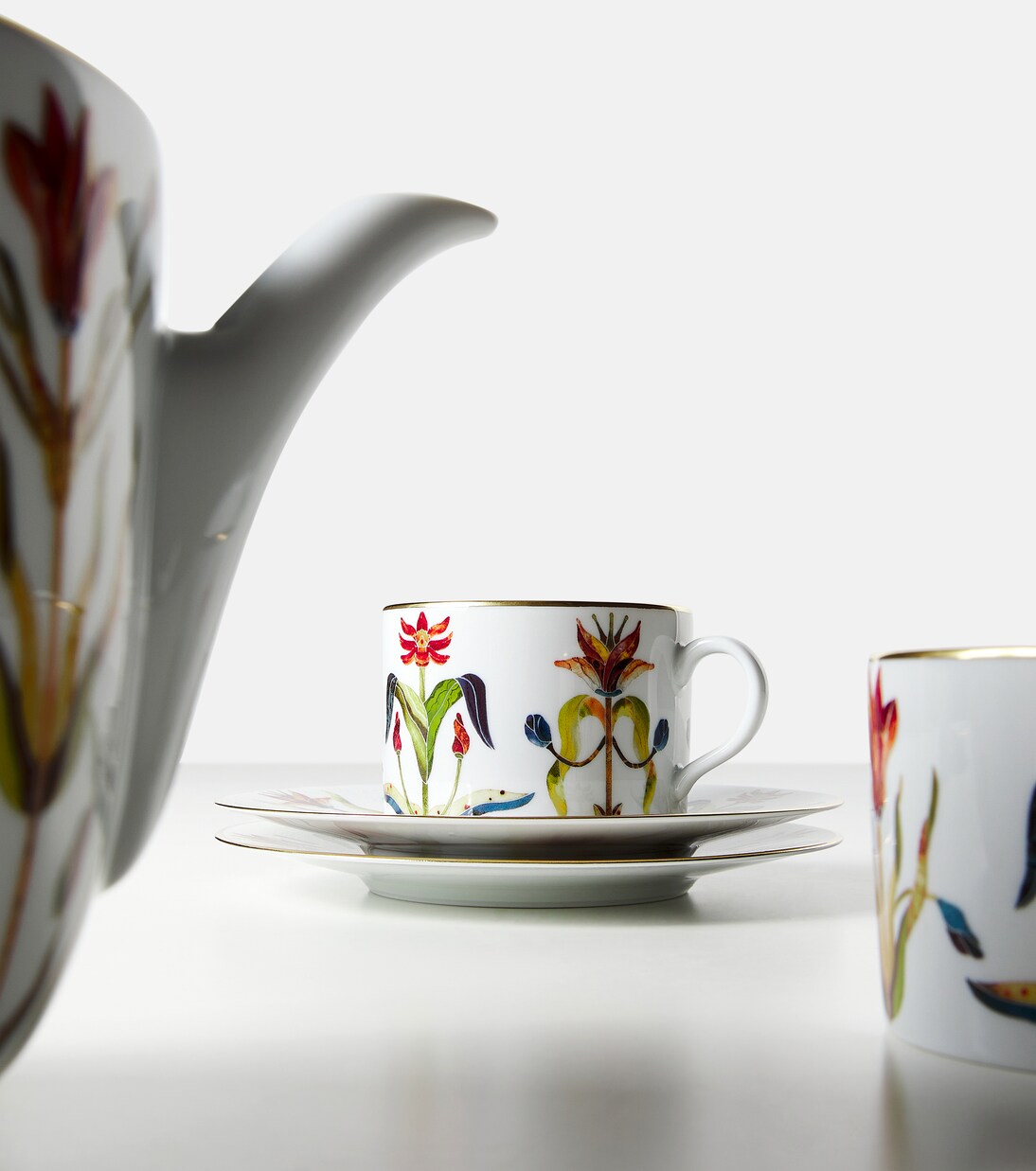 Set Grand Tour aus zwei Teetassen und Untertassen | L'Objet