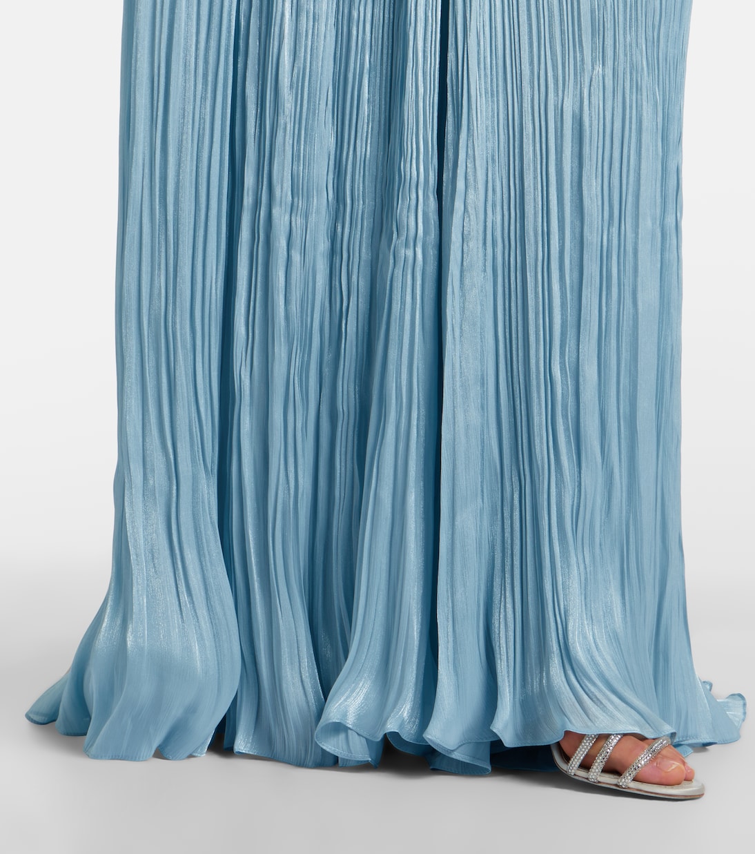 Draped pleated gown | Marmar Halim