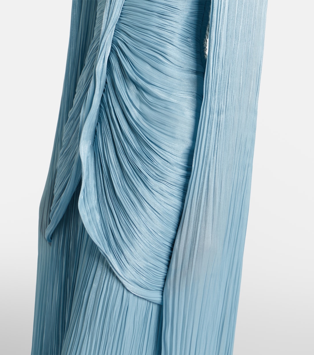 Draped pleated gown | Marmar Halim