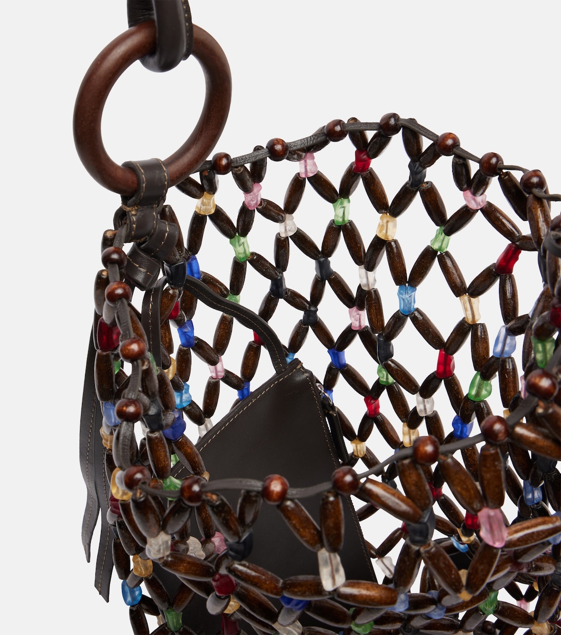 Del Mar beaded shoulder bag | Staud